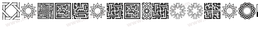 Bricbrac Pattern字体转换
